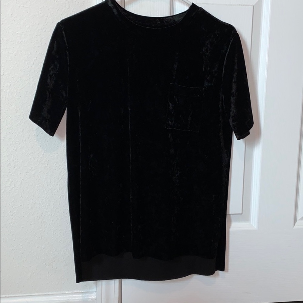 S Falls Creek Crushed Velvet T Shirt